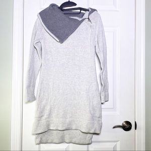 Soft Surroundings Asymmetrical Neck Sweater Dress